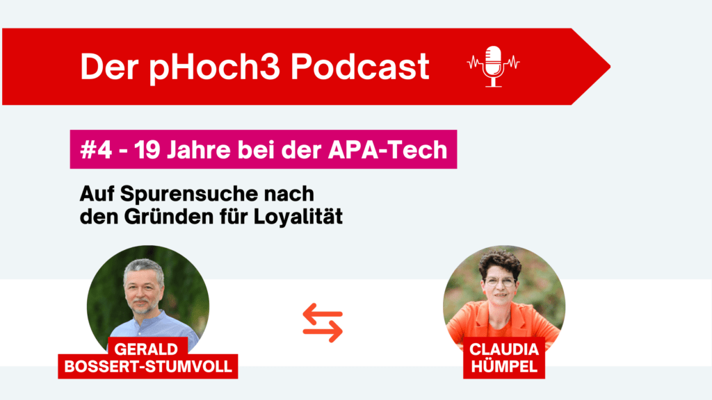pHoch3 Podcast mit Gerald Bossert-Stumvoll zu den Gründen für lange Firmenzugehörigkeit in der IT