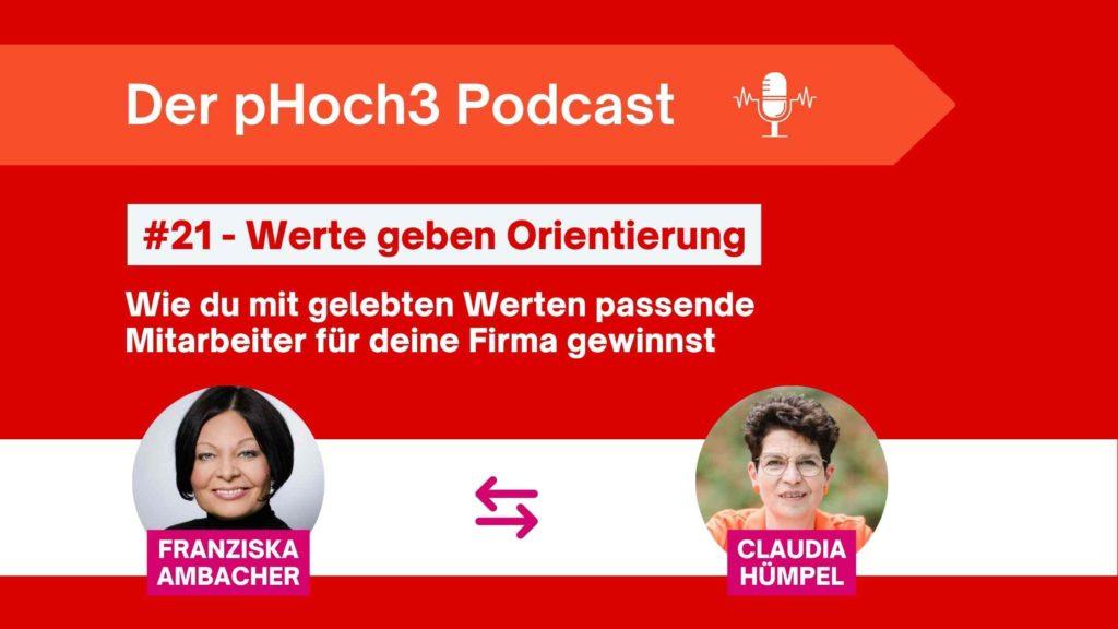 Claudia Hümpel im Gespräch mit Franziska Ambacher über Werte als Kompass für Veränderungen